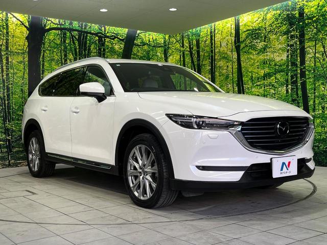 CX-8 XD Lパッケージ 4WD マツダコネクトナビ 全周囲カメラ アドバンスドスマートシティブレーキサポート レーダークルーズ 禁煙車 電動リアゲート レザーシート ドラレコ コーナーセンサー スマートキー LEDヘッド(17枚目)
