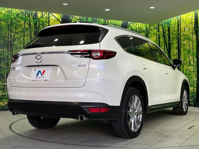 CX-8 XD Lパッケージ 4WD マツダコネクトナビ 全周囲カメラ アドバンスドスマートシティブレーキサポート レーダークルーズ 禁煙車 電動リアゲート レザーシート ドラレコ コーナーセンサー スマートキー LEDヘッド(18枚目)