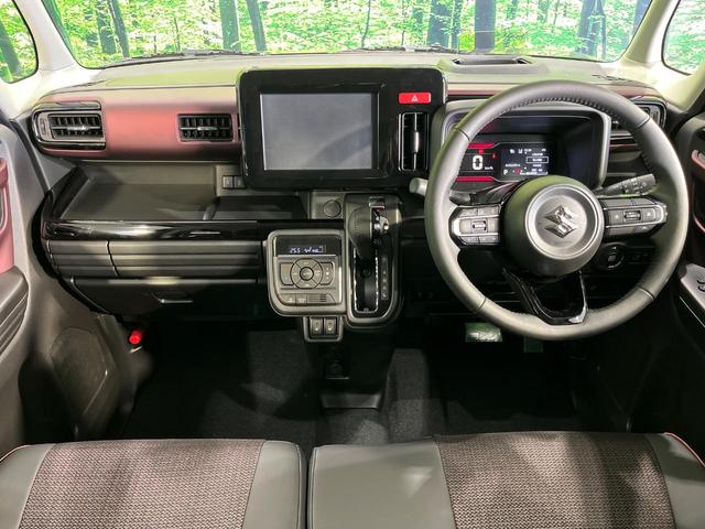 スペーシアカスタム ハイブリッドXS 4WD 届出済未使用車 両側電動ドア セーフティサポート レーダークルーズ 禁煙車 ハーフレザーシート コーナーセンサー スマートキー LEDヘッド 車線逸脱警報 オートライト オートエアコン(2枚目)