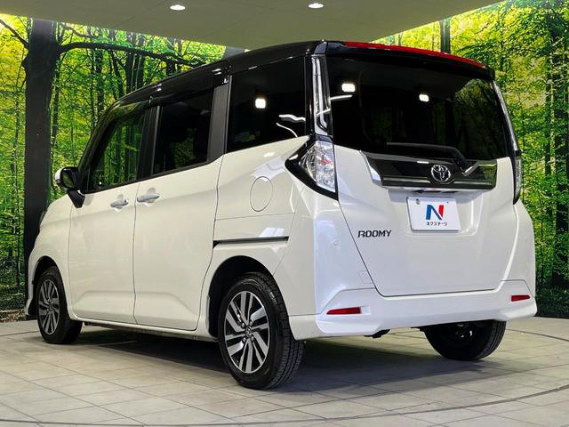 ルーミー カスタムG 4WD 両側電動スライドドア 純正9型SDナビ 全周囲カメラ 寒冷地仕様 スマートアシスト レーダークルーズ エンスタ 禁煙車 ドラレコ コーナーセンサー スマートキー LEDヘッド ETC2.0(26枚目)