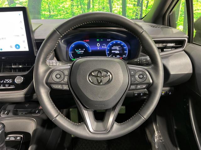 カローラツーリング ハイブリッド ダブルバイビー 4WD 純正10.5型ナビ バックカメラ セーフティセンス レーダークルーズ AC100V電源 禁煙車 ハーフレザーシート コーナーセンサー LEDヘッド ETC2.0 純正17インチAW(11枚目)