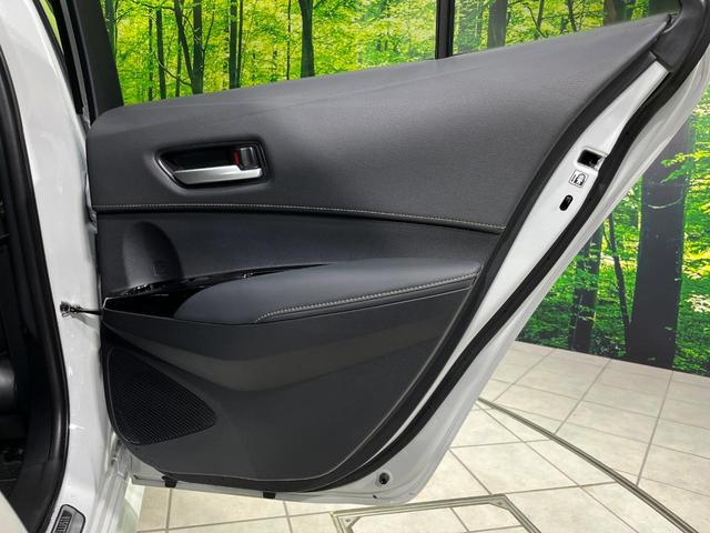 カローラツーリング ハイブリッド ダブルバイビー 4WD 純正10.5型ナビ バックカメラ セーフティセンス レーダークルーズ AC100V電源 禁煙車 ハーフレザーシート コーナーセンサー LEDヘッド ETC2.0 純正17インチAW(51枚目)