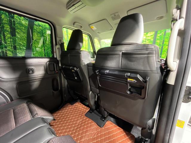 スペーシアカスタム ハイブリッドＸＳターボ　４ＷＤ　両側電動スライド　純正９型メモリーナビ　全周囲カメラ　セーフティサポート　アダプティブクルーズ　禁煙車　ハーフレザーシート　前席シートヒーター　クリアランスソナー　スマートキー　ＬＥＤヘッド（48枚目）