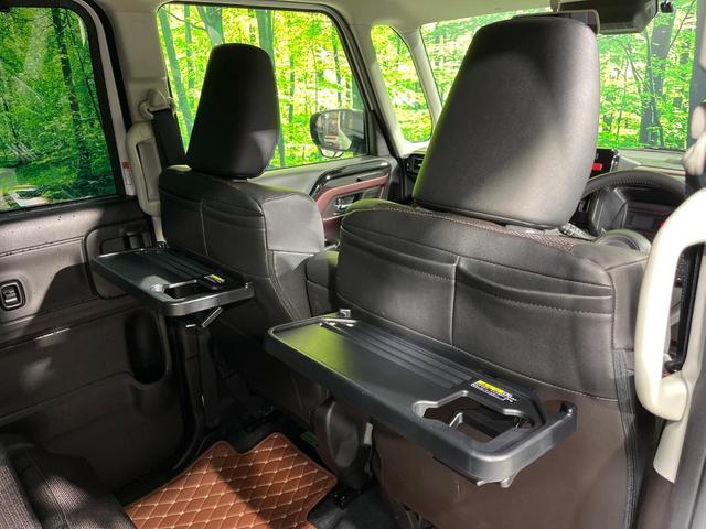 スペーシアカスタム ハイブリッドＸＳターボ　４ＷＤ　両側電動スライド　純正９型メモリーナビ　全周囲カメラ　セーフティサポート　アダプティブクルーズ　禁煙車　ハーフレザーシート　前席シートヒーター　クリアランスソナー　スマートキー　ＬＥＤヘッド（49枚目）