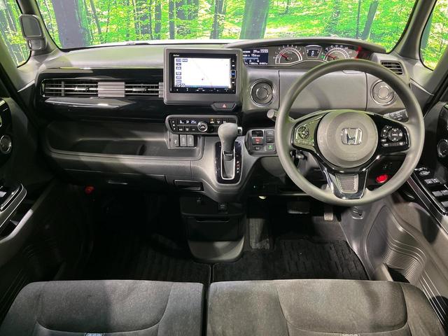 Ｎ－ＢＯＸカスタム Ｌ　４ＷＤ　電動スライドドア　純正ナビ　バックカメラ　ホンダセンシング　アダプティブクルーズ　禁煙車　前席シートヒーター　クリアランスソナー　スマートキー　ＬＥＤヘッド　エンジンスターター　車線逸脱警報（2枚目）