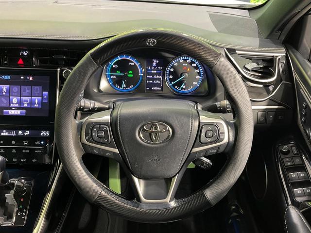 ハリアーハイブリッド プレミアム　アドバンスドパッケージ　４ＷＤ　モデリスタエアロ　純正８型ナビ　全周囲カメラ　ＡＣ１００Ｖ電源　セーフティセンス　レーダークルーズ　禁煙車　黒革シート　パワーシート　前席シートヒーター　ドラレコ　クリアランスソナー　ＥＴＣ（11枚目）