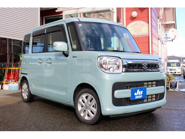 スペーシア ハイブリッドＸ　４ＷＤ　ブレーキサポート　両側オートスライドドア　ナビ　ＣＤチューナー（7枚目）