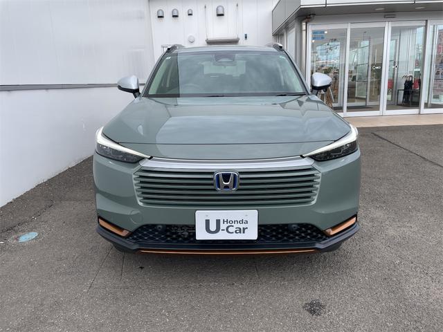 ヴェゼル e:HEV X・HuNTパッケージ 当社デモカー ホンダセンシング レーダークルーズ・レーンキープ ナビTVBカメラ ETC2.0 ルーフレール LEDオートハイビーム ハーフレザーシート パーキングセンサー USB Bluetooth(13枚目)