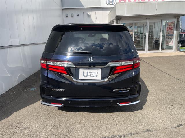 オデッセイハイブリッド ハイブリッドアブソルート・EXホンダセンシング 9インチナビTV全周囲カメラ フリップダウン パーキングアシスト BSI レーンキープ アダプティブクルーズ 前後ドラレコ パーキングセンサー シートヒーター HDMI USB Blutooth(18枚目)