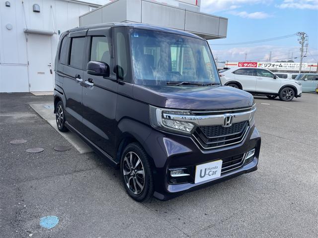 N-BOXカスタム G・Lホンダセンシング ナビTVBカメラ Blutooth レーンキープ アダプティブクルーズ 衝突軽減装置 LEDオートハイビーム PWスライドドア スマートキー USB ETC 禁煙車 サイドエアバック 横滑り防止装置(12枚目)
