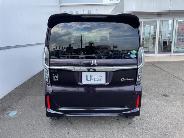 N-BOXカスタム G・Lホンダセンシング ナビTVBカメラ Blutooth レーンキープ アダプティブクルーズ 衝突軽減装置 LEDオートハイビーム PWスライドドア スマートキー USB ETC 禁煙車 サイドエアバック 横滑り防止装置(18枚目)