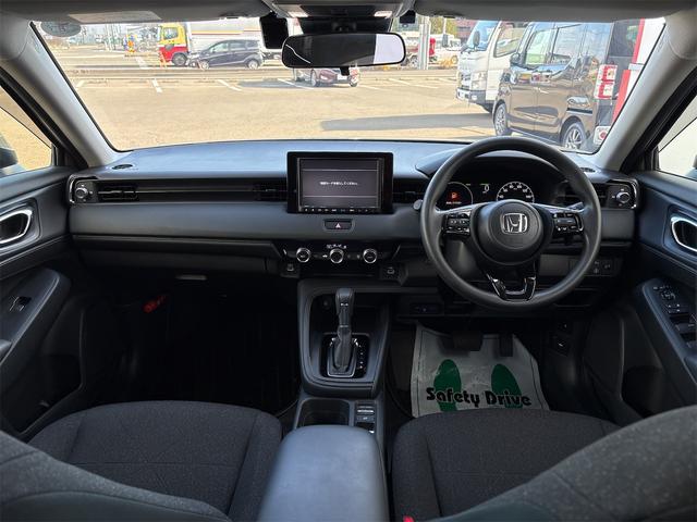 ヴェゼル e:HEV X 純正8インチナビTVBカメラ Blutooth DVD 前後ドラレコ ホンダセンシング レーダークルーズ レーンキープ LEDオートハイビーム ETC USB スマートキー 禁煙車 パーキングセンサー(2枚目)