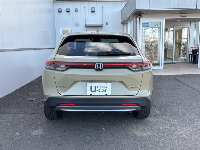 ヴェゼル e:HEV X 純正8インチナビTVBカメラ Blutooth DVD 前後ドラレコ ホンダセンシング レーダークルーズ レーンキープ LEDオートハイビーム ETC USB スマートキー 禁煙車 パーキングセンサー(18枚目)