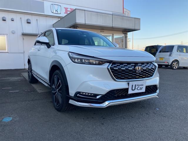 ヴェゼル ｅ：ＨＥＶ　Ｚ　４ＷＤ　ＯＰフロントグリル　ＯＰフロント・リア・サイドロアースカート　禁煙１オーナー　８インチ純正ナビＴＶＢカメラ　Ｂｌｕｔｏｏｔｈ　シートヒーター　ＢＳＩ　ホンダセンシング　レーダークルー　ＵＳＢ（12枚目）