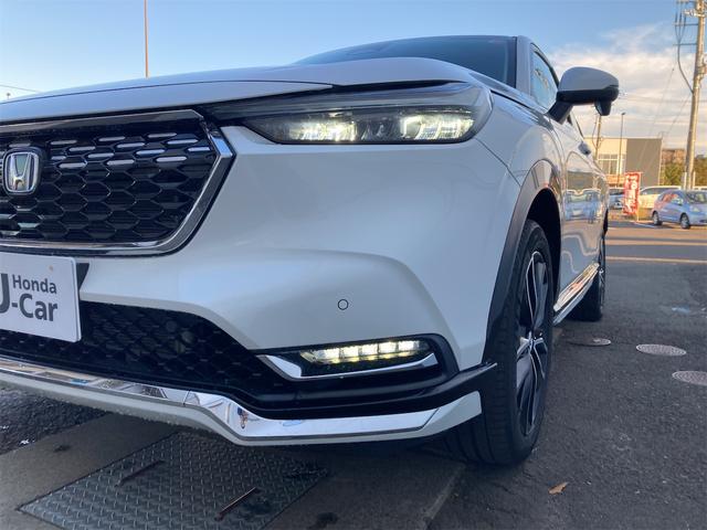 ヴェゼル ｅ：ＨＥＶ　Ｚ　４ＷＤ　ＯＰフロントグリル　ＯＰフロント・リア・サイドロアースカート　禁煙１オーナー　８インチ純正ナビＴＶＢカメラ　Ｂｌｕｔｏｏｔｈ　シートヒーター　ＢＳＩ　ホンダセンシング　レーダークルー　ＵＳＢ（23枚目）