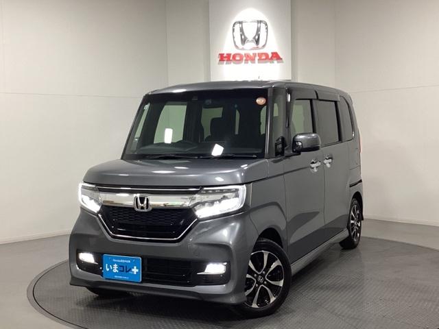 N-BOXカスタム G・Lホンダセンシング ワンオーナー いまコレ+新品マット付 ドラレコ(前) メモリーナビ フルセグ Bluetooth バックカメラ USBジャック 両側スライド左側電動ドア オートライト機能付LEDヘッドライト(5枚目)