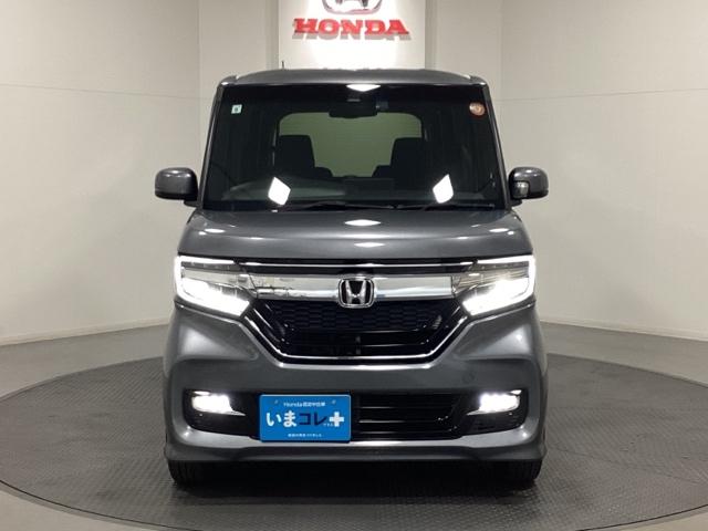 N-BOXカスタム G・Lホンダセンシング ワンオーナー いまコレ+新品マット付 ドラレコ(前) メモリーナビ フルセグ Bluetooth バックカメラ USBジャック 両側スライド左側電動ドア オートライト機能付LEDヘッドライト(6枚目)