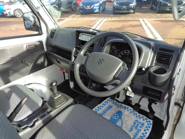 スーパーキャリイ Ｌ　４ＷＤ　ＭＴ　衝突被害軽減システム　ＥＴＣ　エアコン　ＣＤ（10枚目）