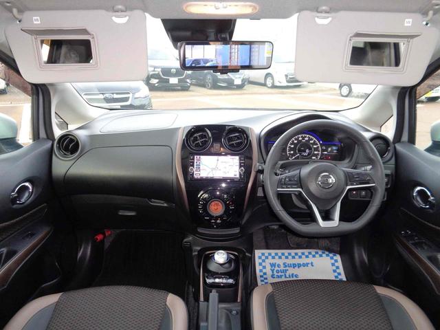 ノート ｅ－パワー　メダリスト　全周囲カメラ　ナビ　ＴＶ　クリアランスソナー　オートクルーズコントロール　レーンアシスト　衝突被害軽減システム　アルミホイール　オートライト　スマートキー　電動格納ミラー　ＣＶＴ　ＥＳＣ（2枚目）