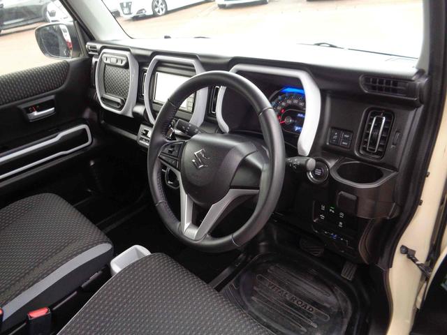 ハスラー ハイブリッドＸ　ドライブレコーダー　ＥＴＣ　ナビ　レーンアシスト　衝突被害軽減システム　オートライト　スマートキー　アイドリングストップ　電動格納ミラー　シートヒーター　ベンチシート　ＣＶＴ　ＥＳＣ　アルミホイール（7枚目）