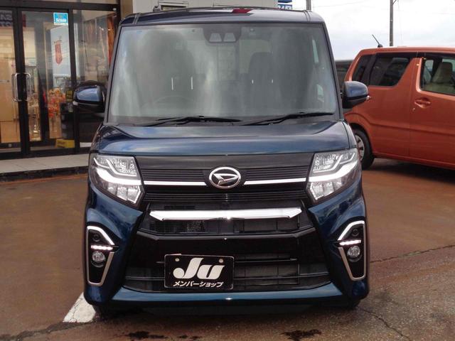 タント カスタムＸ　ＥＴＣ　両側電動スライドドア　ナビ　クリアランスソナー　衝突被害軽減システム　オートライト　スマートキー　アイドリングストップ　電動格納ミラー　シートヒーター　ベンチシート　ＣＶＴ　ＥＳＣ　ＣＤ（2枚目）