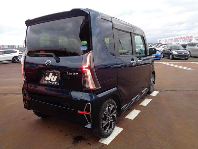 タント カスタムＸ　ＥＴＣ　両側電動スライドドア　ナビ　クリアランスソナー　衝突被害軽減システム　オートライト　スマートキー　アイドリングストップ　電動格納ミラー　シートヒーター　ベンチシート　ＣＶＴ　ＥＳＣ　ＣＤ（5枚目）