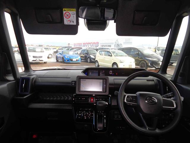 タント カスタムＸ　ＥＴＣ　両側電動スライドドア　ナビ　クリアランスソナー　衝突被害軽減システム　オートライト　スマートキー　アイドリングストップ　電動格納ミラー　シートヒーター　ベンチシート　ＣＶＴ　ＥＳＣ　ＣＤ（15枚目）