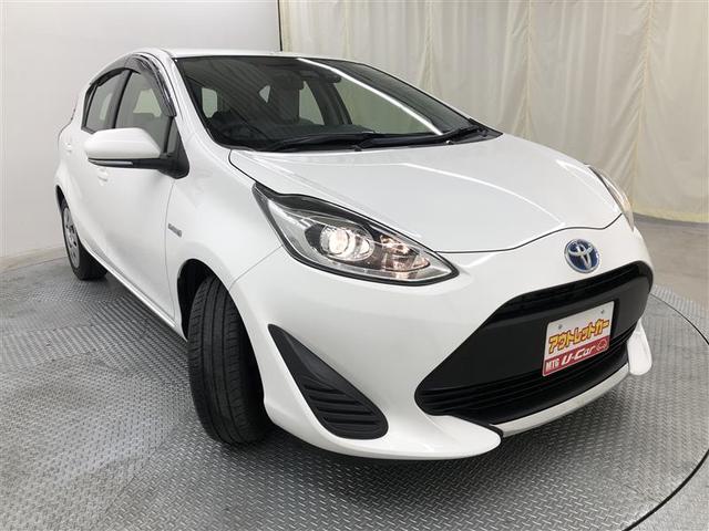 アクア L 衝突被害軽減システム ハイブリッド ワンオーナー 寒冷地(9枚目)