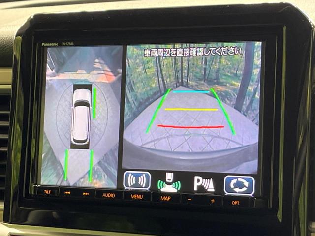 クロスビー ハイブリッドＭＺ　４ＷＤ　純正８型ナビ　ターボ　全周囲カメラ　セーフティーサポート　禁煙車　ドラレコ　コーナーセンサー　スマートキー　ＬＥＤヘッド　ビルトインＥＴＣ　クルコン　オートハイビーム　オートライト（4枚目）