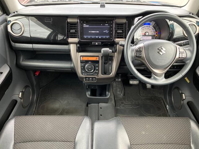 ハスラー ＪスタイルＩＩターボ　４ＷＤ　メーカーナビ　全周囲カメラ　衝突被害軽減システム　禁煙車　ハーフレザーシート　スマートキー　ＨＩＤヘッド　ルーフレール　ビルトインＥＴＣ　クルコン　オートライト　オートエアコン（58枚目）