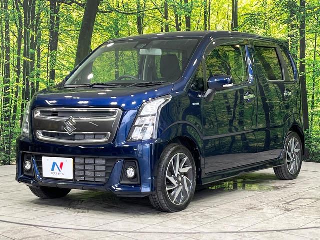 ワゴンＲスティングレー ハイブリッドＸ　リミテッド　４ＷＤ　禁煙車　ＳＤナビ　セーフティサポート　前席シートヒーター　キーレススマートシステム　オートライト　オートマチックハイビーム　車線逸脱抑制機能　革巻きステアリング　ＬＥＤヘッドランプ（50枚目）