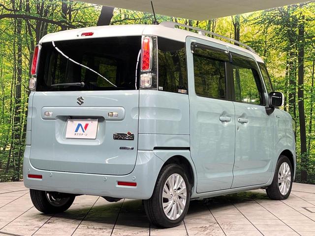 スペーシア ハイブリッドＸ　４ＷＤ　両側電動スライドドア　ＳＤナビ　バックカメラ　セーフティサポート　禁煙車　２トーンカラー　前席シートヒーター　リアパーキングセンサー　スマートキー＆プッシュスタート　ＬＥＤヘッド（18枚目）