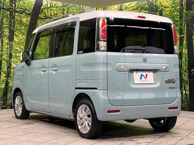 スペーシア ハイブリッドＸ　４ＷＤ　両側電動スライドドア　ＳＤナビ　バックカメラ　セーフティサポート　禁煙車　２トーンカラー　前席シートヒーター　リアパーキングセンサー　スマートキー＆プッシュスタート　ＬＥＤヘッド（52枚目）
