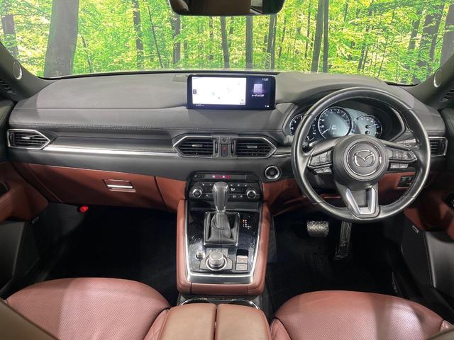 CX-8 XD エクスクルーシブモード 4WD サンルーフ マツダコネクトナビ 全周囲カメラ BOSEサウンド ディーゼルターボ 禁煙車 パワーバックドア 本革シート シートヒーター パワーシート スマートキー LEDヘッド ETC(2枚目)