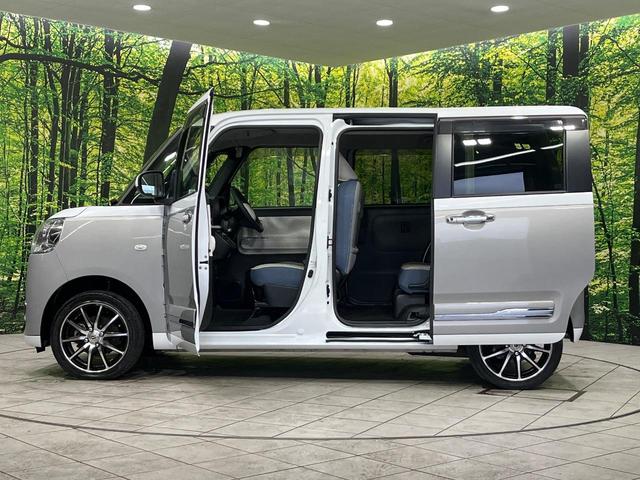 ムーヴキャンバス ストライプスG 4WD 両側電動スライドドア 純正9型ディスプレイオーディオ バックカメラ スマートアシスト 禁煙車 シートヒーター コーナーセンサー スマートキー LEDヘッド ETC アダプティブハイビーム(67枚目)