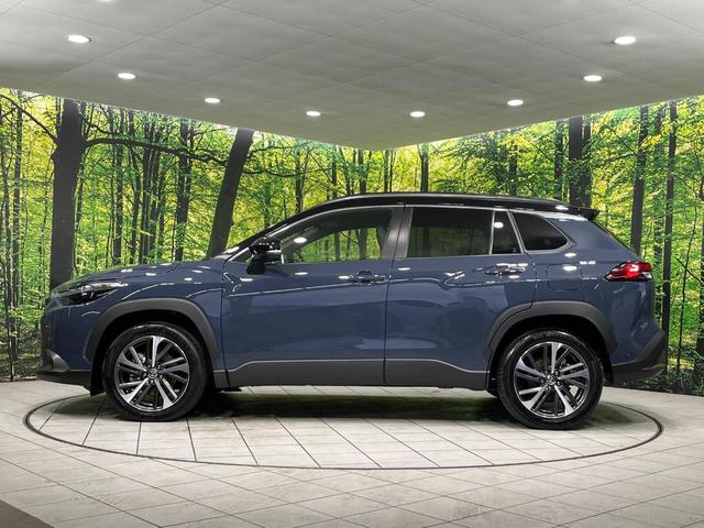 カローラクロス ハイブリッド Z 4WD パノラマルーフ 純正10.5インチナビ 全方位カメラ アドバンストパーク ブラインドスポットモニター 寒冷地仕様 セーフティセンス シートヒーター ステアリングヒーター 禁煙車(61枚目)