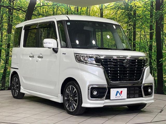 スペーシアカスタム ハイブリッドＸＳターボ　４ＷＤ　８インチナビ　両側電動スライドドア　全方位カメラ　セーフティサポート　アダプティブクルーズ　シートヒーター　ＬＥＤヘッド　ドライブレコーダー　ＥＴＣ　Ｂｌｕｅｔｏｏｔｈ再生　禁煙車（17枚目）