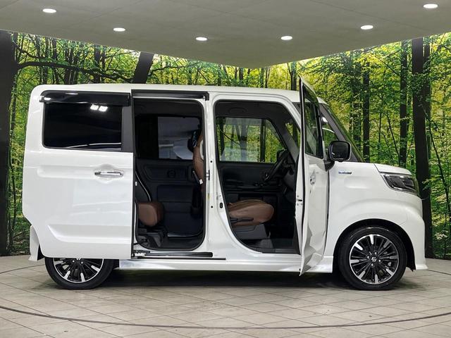 スペーシアカスタム ハイブリッドＸＳターボ　４ＷＤ　８インチナビ　両側電動スライドドア　全方位カメラ　セーフティサポート　アダプティブクルーズ　シートヒーター　ＬＥＤヘッド　ドライブレコーダー　ＥＴＣ　Ｂｌｕｅｔｏｏｔｈ再生　禁煙車（26枚目）