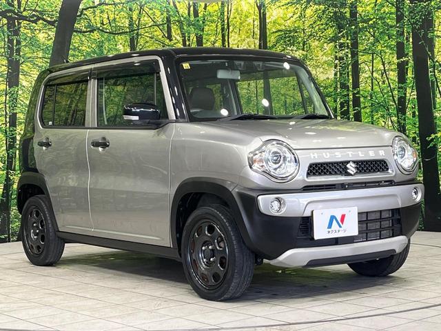 ハスラー タフワイルド 4WD 純正ナビ 全周囲カメラ デュアルブレーキサポート シートヒーター オートエアコン オートライト 禁煙車 スマートキー ハーフレザーシート HIDヘッドランプ ブラックルーフ ブラックリアピラー(17枚目)