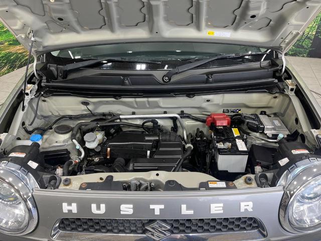 ハスラー タフワイルド 4WD 純正ナビ 全周囲カメラ デュアルブレーキサポート シートヒーター オートエアコン オートライト 禁煙車 スマートキー ハーフレザーシート HIDヘッドランプ ブラックルーフ ブラックリアピラー(19枚目)