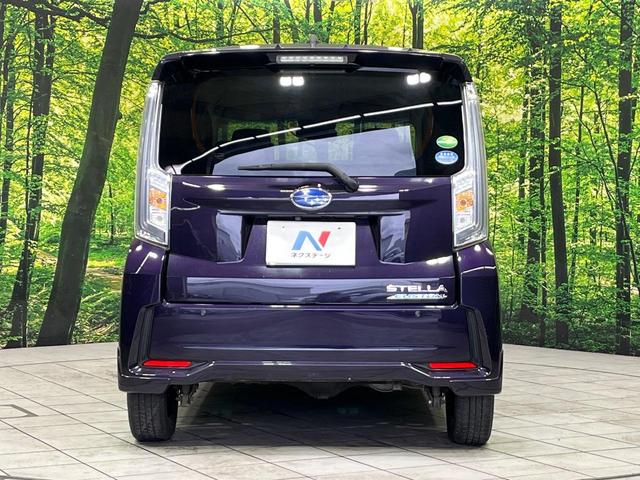 ステラ カスタムR スマートアシスト 4WD 衝突被害軽減システム 禁煙車 シートヒーター コーナーセンサー スマートキー LEDヘッドライト オートライト オートエアコン 純正14インチAW CD再生 ステアリングスイッチ LEDフォグ(16枚目)