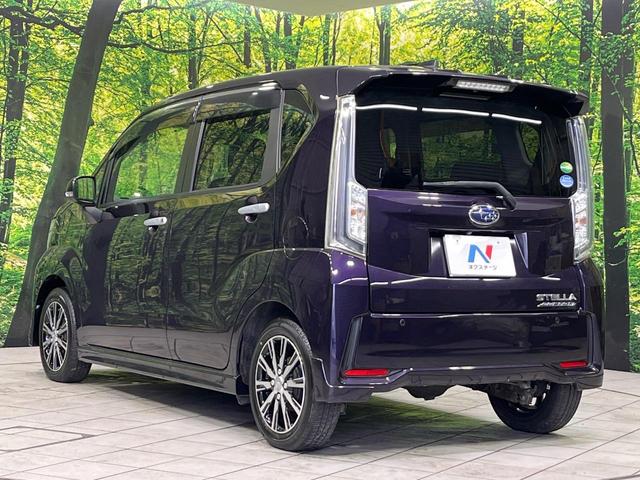 ステラ カスタムR スマートアシスト 4WD 衝突被害軽減システム 禁煙車 シートヒーター コーナーセンサー スマートキー LEDヘッドライト オートライト オートエアコン 純正14インチAW CD再生 ステアリングスイッチ LEDフォグ(45枚目)