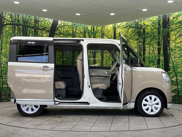 ムーヴキャンバス Ｇメイクアップ　ＳＡＩＩＩ　４ＷＤ　ＳＤナビ　バックカメラ　両側電動スライドドア　スマートアシスト　Ｂｌｕｅｔｏｏｔｈ再生　禁煙車　ＬＥＤヘッド　オートハイビーム　ドラレコ　ＥＴＣ　アイドリングストップ　ステアリングスイッチ（53枚目）