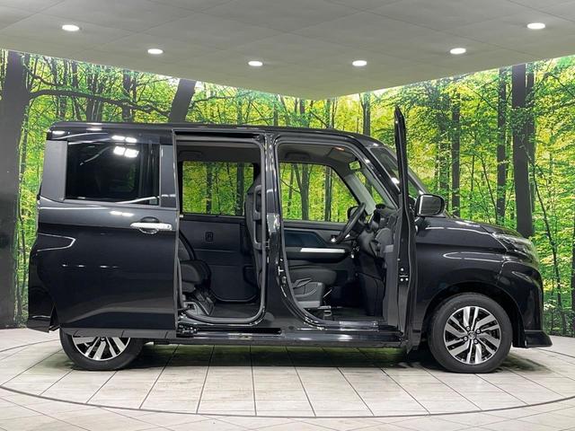 ルーミー カスタムG 4WD 9型ナビ 寒冷地仕様 両側電動ドア スマートアシスト バックカメラ 禁煙車 スマートキー LEDヘッド クルコン オートライト オートエアコン Bluetooth再生 フルセグ(30枚目)