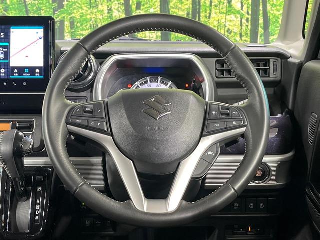 スペーシアカスタム ハイブリッドXSターボ 4WD 純正9型ナビ 両側電動ドア 全周囲カメラ セーフティーサポート レーダークルーズ 禁煙車 ハーフレザーシート コーナーセンサー スマートキー LEDヘッド ETC オートハイビーム(12枚目)