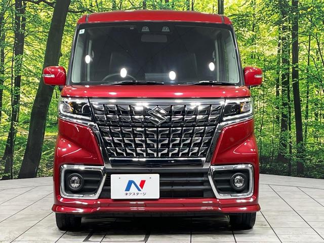 スペーシアカスタム ハイブリッドXSターボ 4WD 純正9型ナビ 両側電動ドア 全周囲カメラ セーフティーサポート レーダークルーズ 禁煙車 ハーフレザーシート コーナーセンサー スマートキー LEDヘッド ETC オートハイビーム(15枚目)