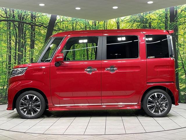 スペーシアカスタム ハイブリッドXSターボ 4WD 純正9型ナビ 両側電動ドア 全周囲カメラ セーフティーサポート レーダークルーズ 禁煙車 ハーフレザーシート コーナーセンサー スマートキー LEDヘッド ETC オートハイビーム(60枚目)