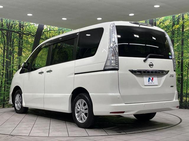 セレナ ハイウェイスター Vセレクション+セーフティII 4WD 禁煙車 純正ナビ 全方位カメラ 両側電動スライドドア 衝突軽減装置 ドライブレコーダー ETC HIDヘッド オートライト 純正15インチアルミ スマートキー Bluetooth再生(26枚目)