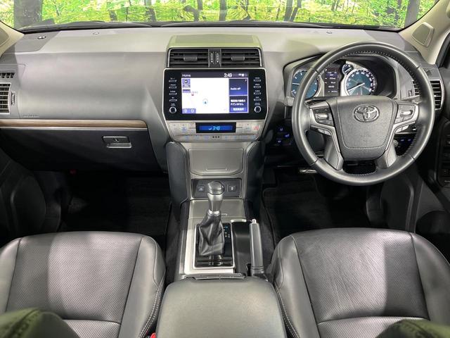 ランドクルーザープラド ＴＸ　Ｌパッケージ　マットブラックエディション　４ＷＤ　サンルーフ　９型メーカーナビ　全方位カメラ　７人乗り　ルーフレール　黒革シート　寒冷地仕様　セーフティセンス　ＬＥＤヘッド　レーダークルーズ　ドラレコ　ＥＴＣ　パワーシート　禁煙車（2枚目）