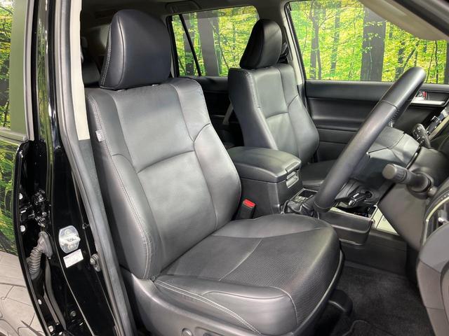 ランドクルーザープラド ＴＸ　Ｌパッケージ　マットブラックエディション　４ＷＤ　サンルーフ　９型メーカーナビ　全方位カメラ　７人乗り　ルーフレール　黒革シート　寒冷地仕様　セーフティセンス　ＬＥＤヘッド　レーダークルーズ　ドラレコ　ＥＴＣ　パワーシート　禁煙車（9枚目）